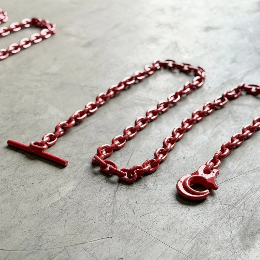 Lunningskjetting 2,0m m/åpen krok 5,8 t